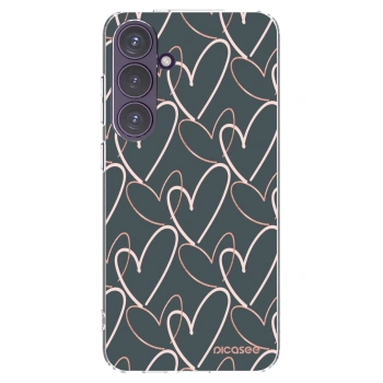 Picasee silikonska prozirna maskica za Samsung Galaxy S24+ S926B 5G - Lots of love
