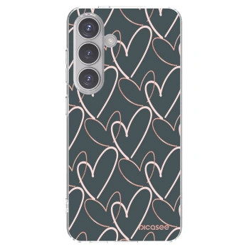 Picasee silikonska prozirna maskica za Samsung Galaxy S24 S921B 5G - Lots of love