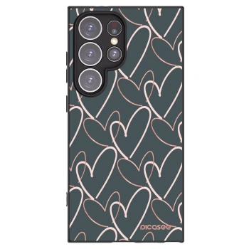 Picasee crna silikonska maskica za Samsung Galaxy S24 Ultra S928B 5G - Lots of love