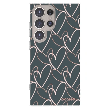 Picasee silikonska prozirna maskica za Samsung Galaxy S24 Ultra S928B 5G - Lots of love