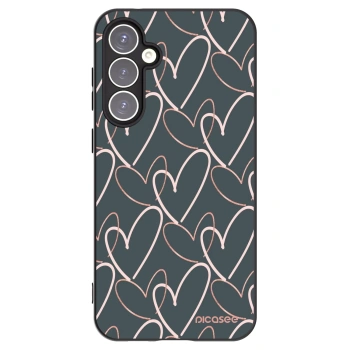 Picasee crna silikonska maskica za Samsung Galaxy S23 FE S711B - Lots of love