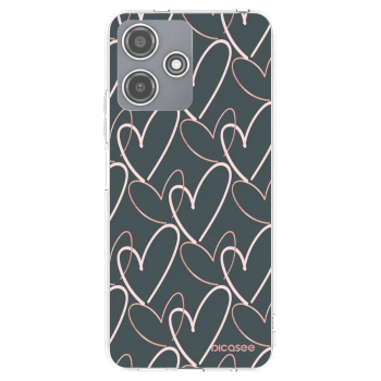 Picasee silikonska prozirna maskica za Xiaomi Redmi 12 5G - Lots of love