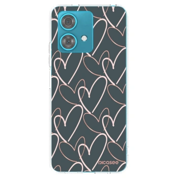 Picasee silikonska prozirna maskica za Motorola Edge 40 Neo - Lots of love