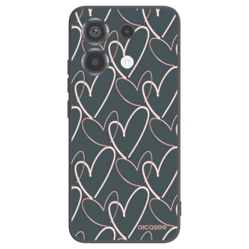 Picasee crna silikonska maskica za Xiaomi Poco X6 - Lots of love