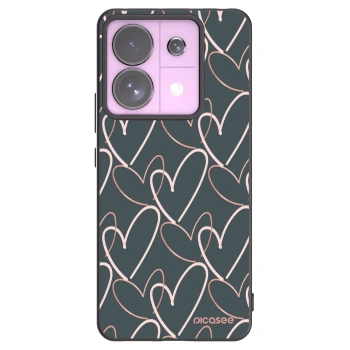 Picasee crna silikonska maskica za Xiaomi Redmi Note 13 Pro 5G - Lots of love