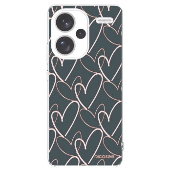 Picasee silikonska prozirna maskica za Xiaomi Redmi Note 13 Pro+ 5G - Lots of love