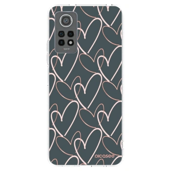 Picasee silikonska prozirna maskica za Xiaomi Redmi Note 12 Pro 4G - Lots of love