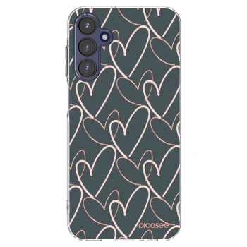 Picasee silikonska prozirna maskica za Samsung Galaxy A15 A155F 4G - Lots of love