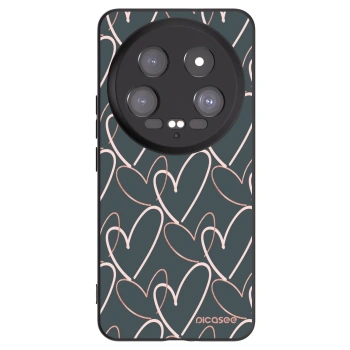 Picasee crna silikonska maskica za Xiaomi 14 Ultra - Lots of love