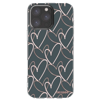 Picasee silikonska prozirna maskica za Apple iPhone 16 Pro Max - Lots of love