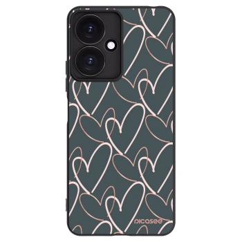 Picasee crna silikonska maskica za Xiaomi Redmi 13C 5G - Lots of love