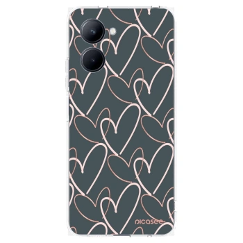 Picasee silikonska prozirna maskica za Realme C33 (2023) - Lots of love