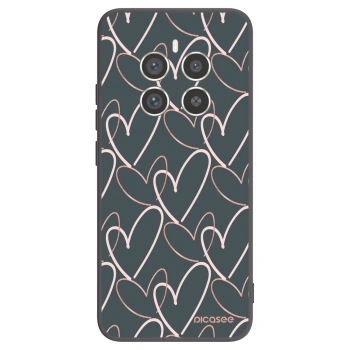 Picasee crna silikonska maskica za Realme 12 Pro 5G - Lots of love
