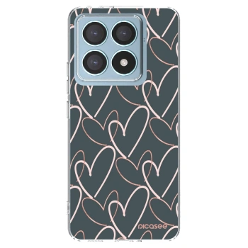 Picasee silikonska prozirna maskica za Xiaomi 14T Pro - Lots of love