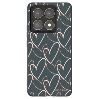 Picasee crna silikonska maskica za Xiaomi 14T - Lots of love
