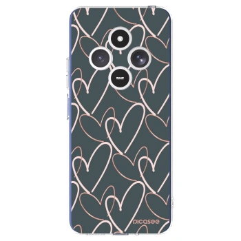 Picasee silikonska prozirna maskica za Xiaomi Redmi 14C - Lots of love