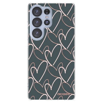 Picasee silikonska prozirna maskica za Samsung Galaxy S25 Ultra 5G - Lots of love