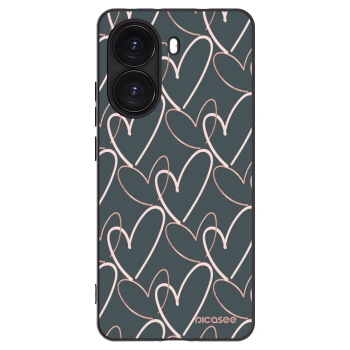 Picasee crna silikonska maskica za Xiaomi Poco X7 Pro 5G - Lots of love