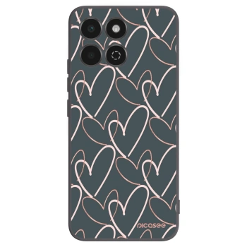 Picasee crna silikonska maskica za Honor 200 Smart 5G - Lots of love