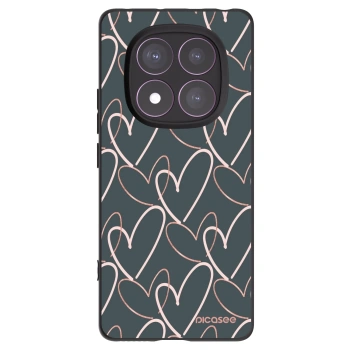 Picasee crna silikonska maskica za Xiaomi Redmi Note 14 Pro 4G - Lots of love