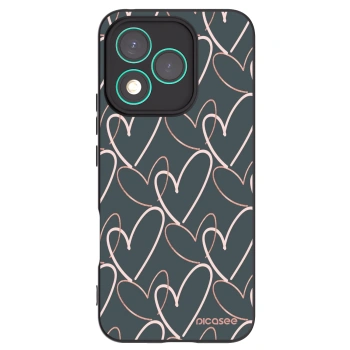 Picasee crna silikonska maskica za Honor 400 Lite 5G - Lots of love
