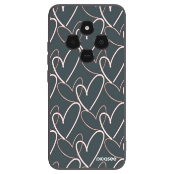 Picasee crna silikonska maskica za Xiaomi Poco C75 - Lots of love