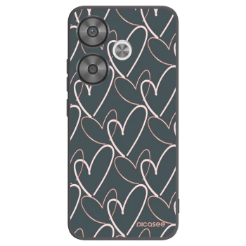 Picasee crna silikonska maskica za Xiaomi Poco F6 - Lots of love