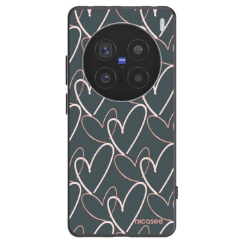 Picasee crna silikonska maskica za Vivo X200 Pro - Lots of love