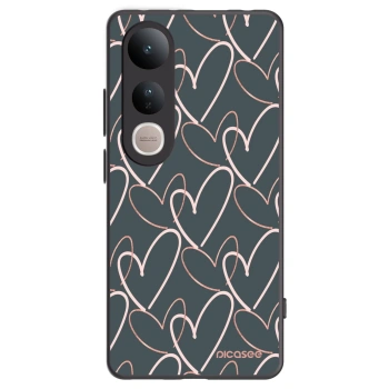 Picasee crna silikonska maskica za Vivo V50 Lite 5G - Lots of love