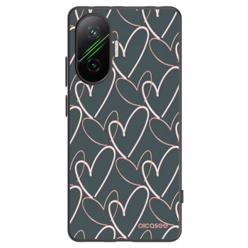 Picasee crna silikonska maskica za Xiaomi Poco F7 Pro 5G - Lots of love
