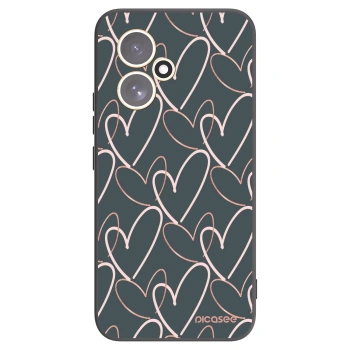 Picasee crna silikonska maskica za Honor 400 5G - Lots of love