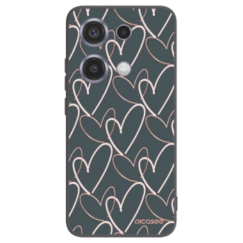 Picasee crna silikonska maskica za Xiaomi Redmi Note 14S - Lots of love