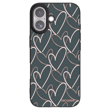 Picasee crna silikonska maskica za Apple iPhone 17 - Lots of love