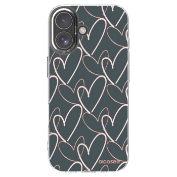 Picasee silikonska prozirna maskica za Apple iPhone 17 - Lots of love