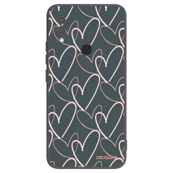 Picasee crna silikonska maskica za Xiaomi Redmi 7 - Lots of love
