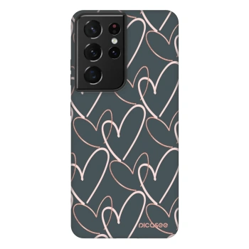Picasee Fashion Case za Samsung Galaxy S21 Ultra 5G G998B - Lots of love