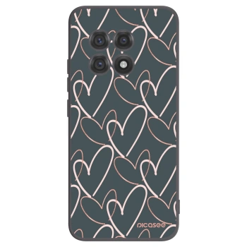 Picasee crna silikonska maskica za OnePlus 13R 5G - Lots of love