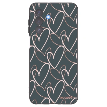 Picasee crna silikonska maskica za Samsung Galaxy A17 5G - Lots of love