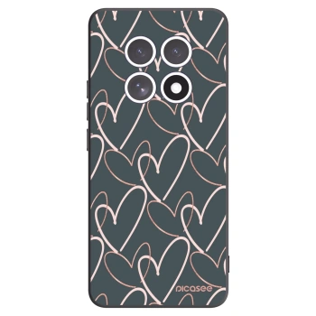 Picasee crna silikonska maskica za Xiaomi Redmi Note 15 - Lots of love