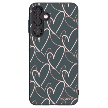 Picasee crna silikonska maskica za Samsung Galaxy A16 4G - Lots of love