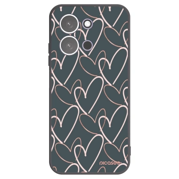 Picasee crna silikonska maskica za Xiaomi Redmi 15C 5G - Lots of love