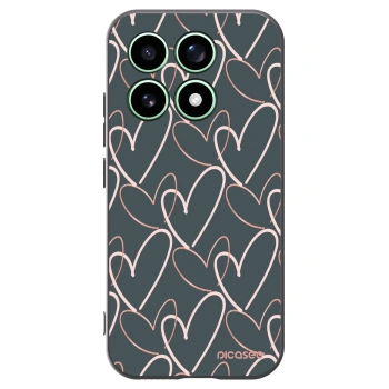 Picasee crna silikonska maskica za Xiaomi 17 - Lots of love