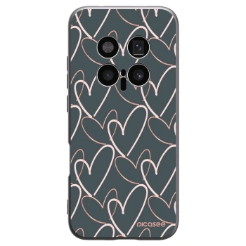 Picasee crna silikonska maskica za Honor Magic8 Pro 5G - Lots of love