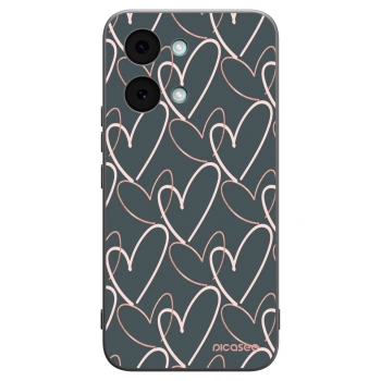 Picasee crna silikonska maskica za Xiaomi Poco X8 Pro Max - Lots of love