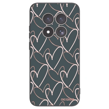 Picasee crna silikonska maskica za Xiaomi Redmi Note 15 Pro 5G - Lots of love