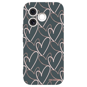 Picasee crna silikonska maskica za Honor 600 Lite - Lots of love