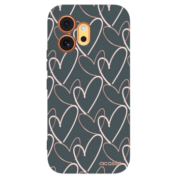 Picasee crna silikonska maskica za Honor 600 - Lots of love