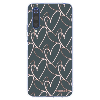Picasee silikonska prozirna maskica za Xiaomi Mi 9 SE - Lots of love