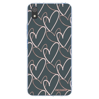 Picasee silikonska prozirna maskica za Xiaomi Redmi 7A - Lots of love