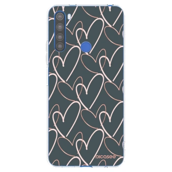 Picasee silikonska prozirna maskica za Xiaomi Redmi Note 8T - Lots of love